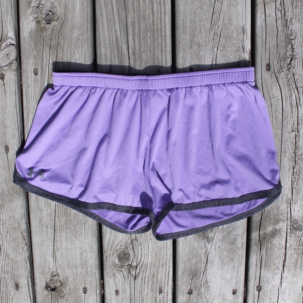 Medium Purple Grey Under Armour Loose Shorts